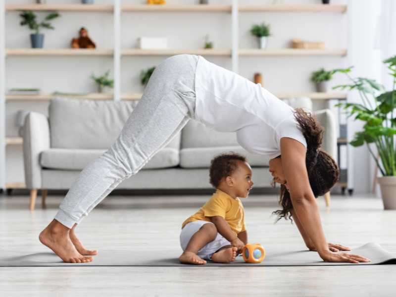 mom-practicing-yoga-as-a-self-care-practices-for-mothers