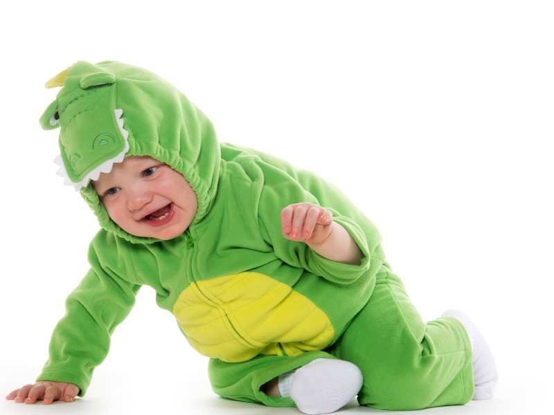 Baby-dragon-costume-worn-by-adorable-baby-first-Halloween-costume-ideas