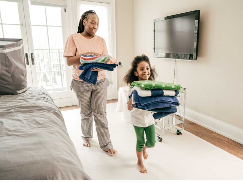 mother-getting-chores-done-with-daughter