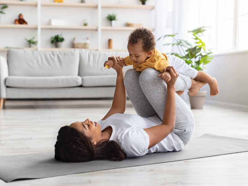 mom-exercising-with-her-baby