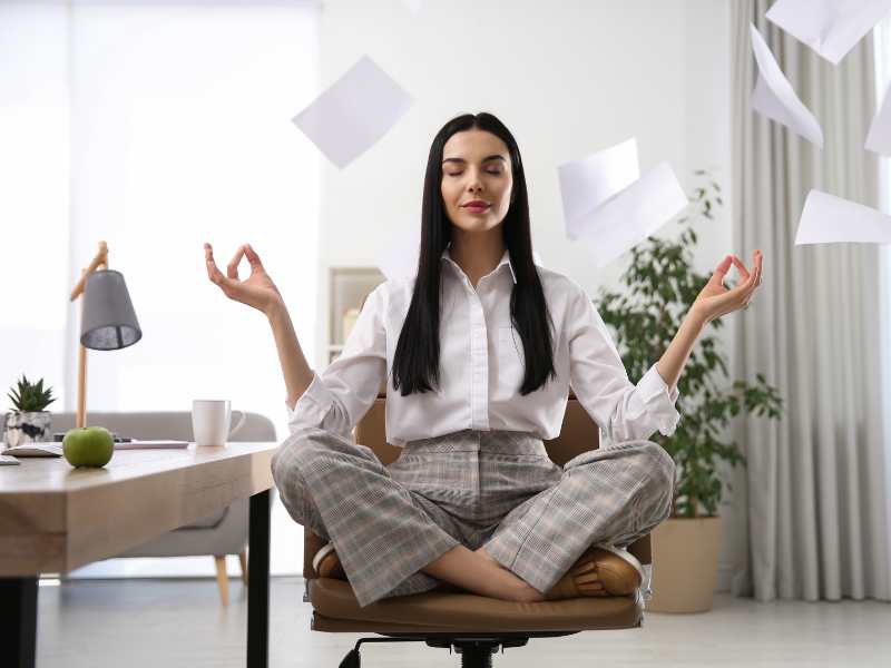 woman-poses-for-yoga-to-help-relief-stress