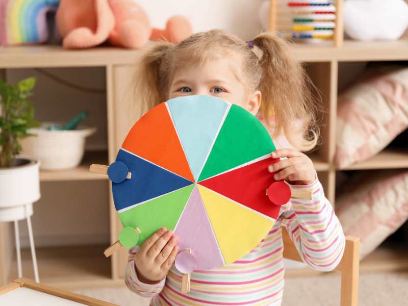 little-girl-playing-matching-game-at-home