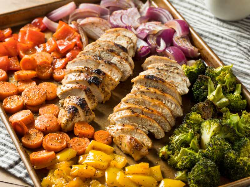 homemade-sheet-pan-chicken-with-rainbow-vegetables