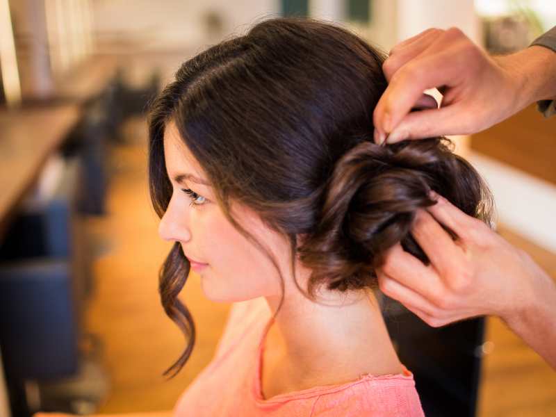 twist-and-pin-prep-for-making-updo-hairstyle