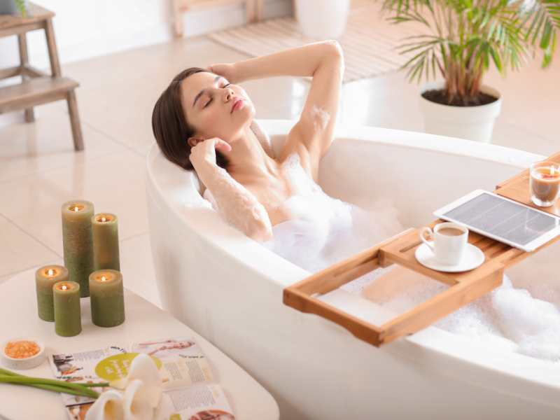 a-woman-taking-a-relaxing-bath