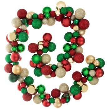 red-green-white-ball-ornament-cluster-garlands