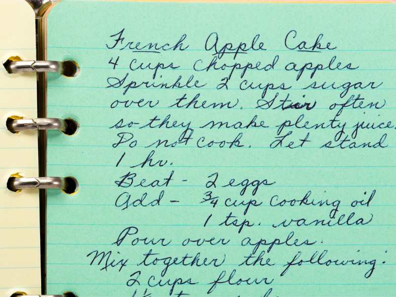 a-handwritten-green-recipe-book-for-mothers