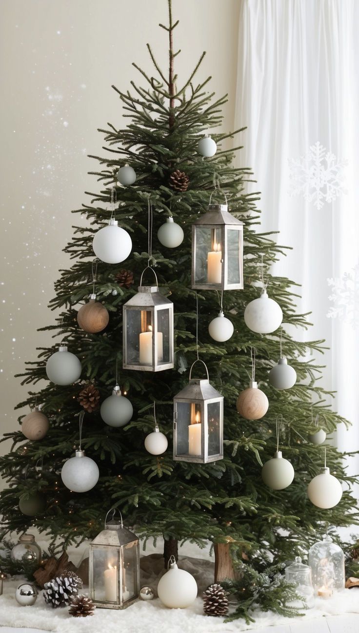 a-green-Christmas-tree-with-Scandinavian-charm