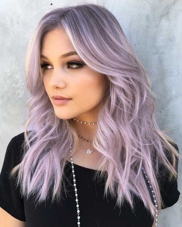 lady-with-ashy-lavender-hair color