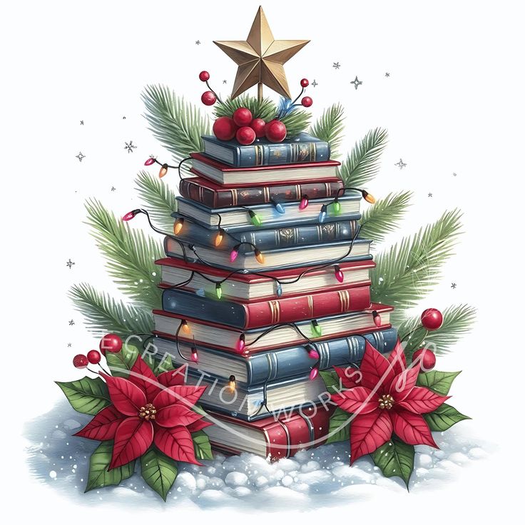 a-book-lovers-Christmas-tree