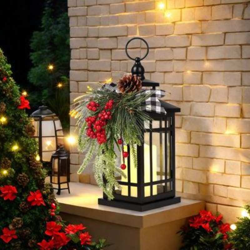 a-Christmas-porch-decor-candle-lantern-for-outdoor-spaces