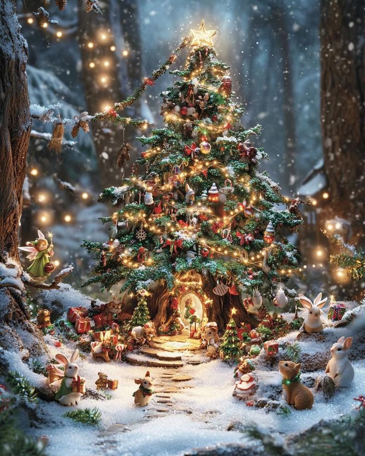 a-fairytale-enchanted-Christmas-scene