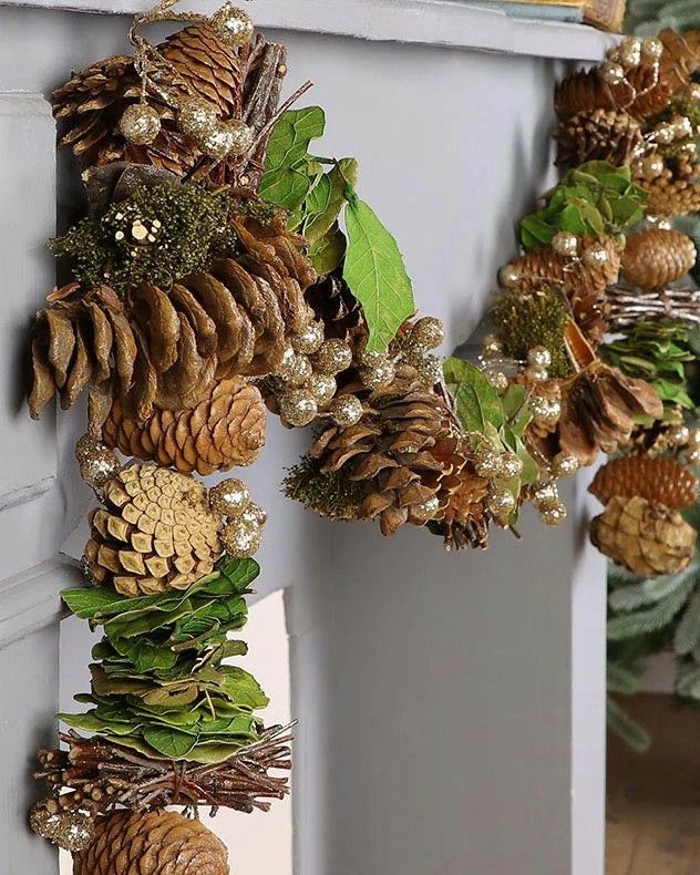 garland-made-of-pinecones