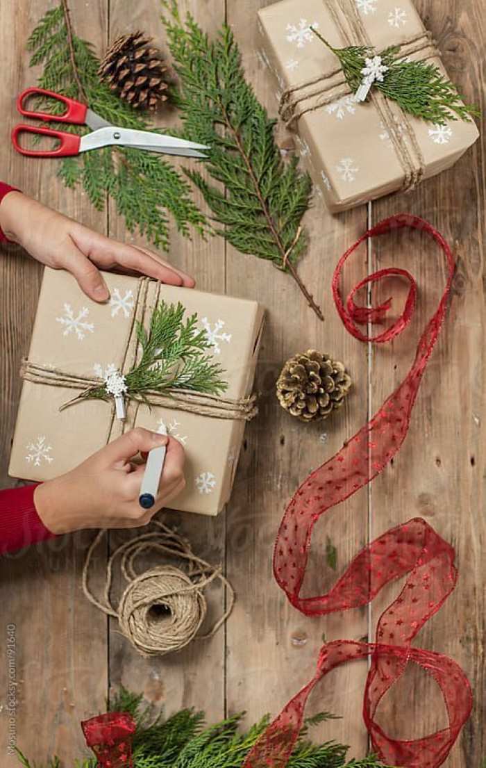 hand-wrapping-a-gift-with-red-ribbons-and-twine