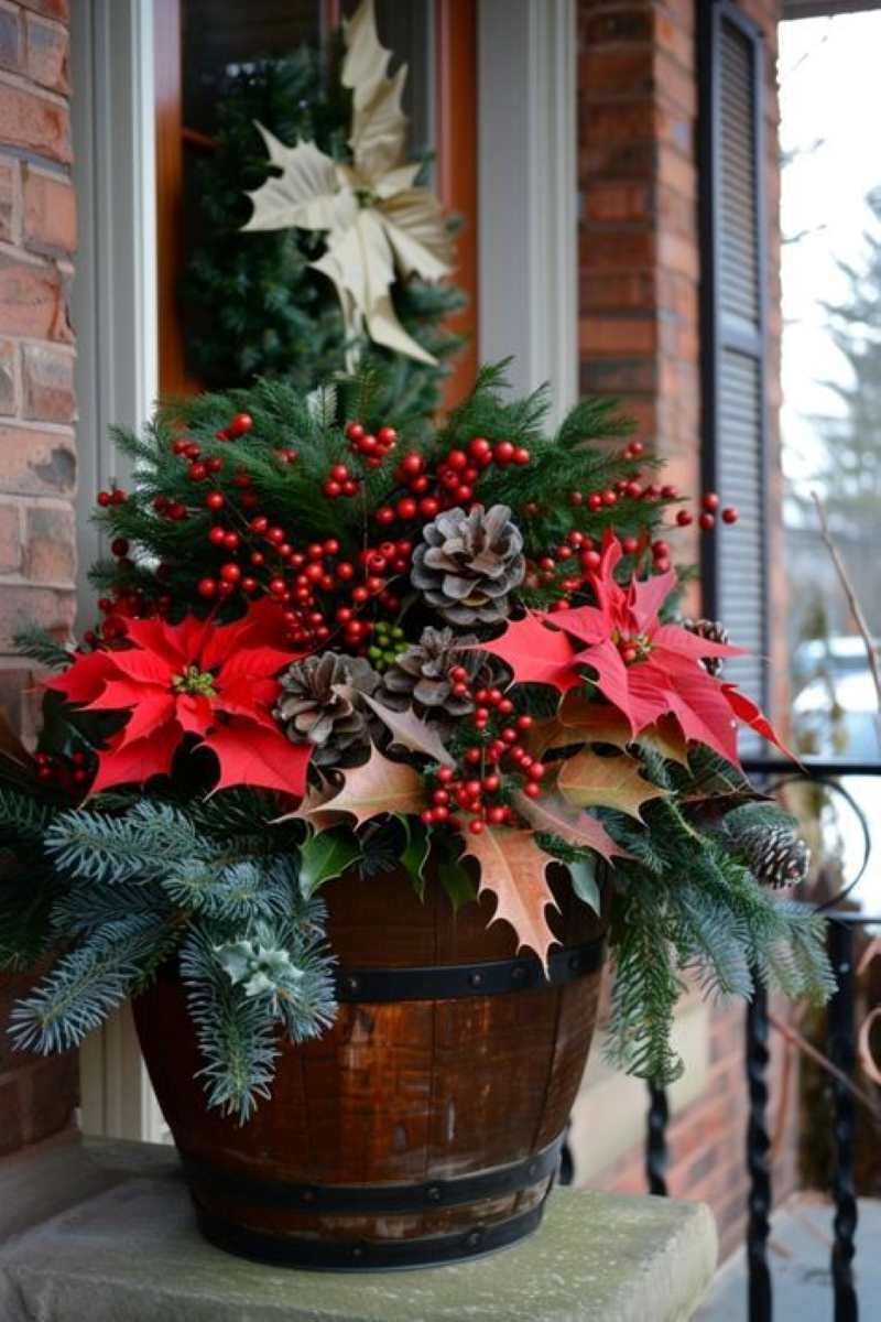 Christmas-seasonal-plants-porch-decor-for-outdoor-spaces