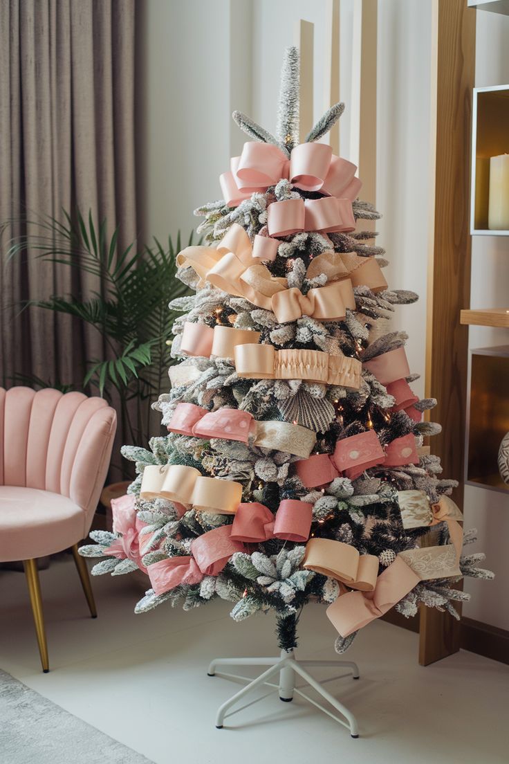 a-pink-and-white-Christmas-tree