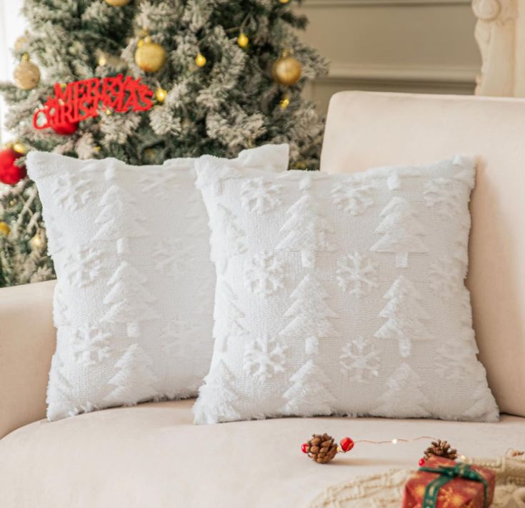 two-white-throw-pillows