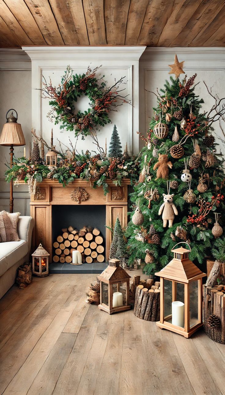 a-cozy-woodland-Christmas-tree