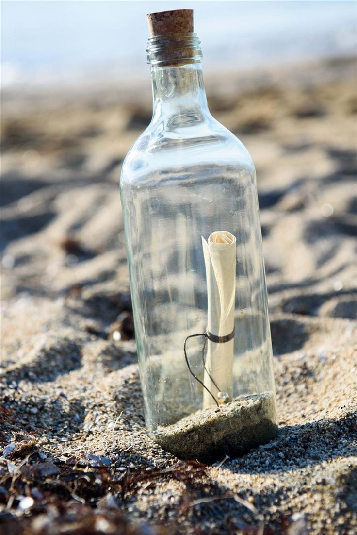 tied-paper-in-a-bottle-on-the-sand