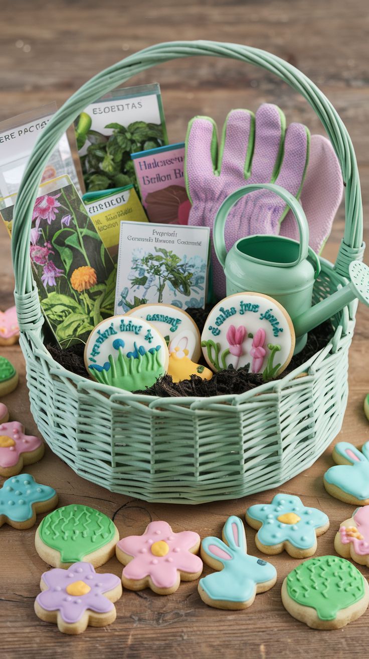 Garden-themed-basket