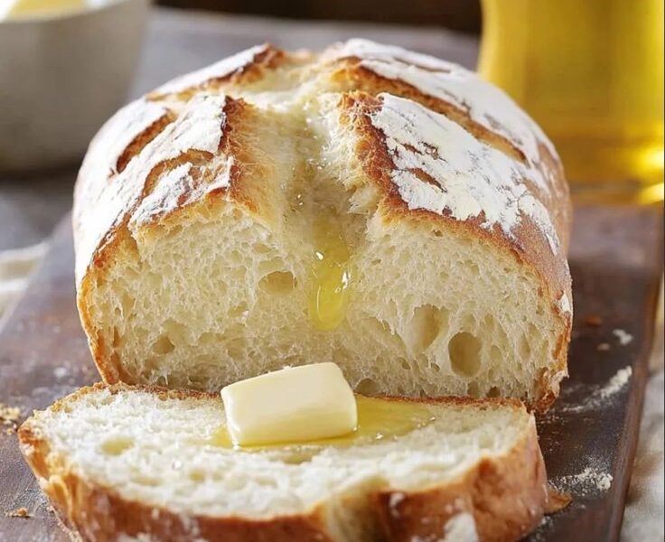 Irish-soda-bread--on-a-wooden-board-for-St-Patrick's-day-recipes