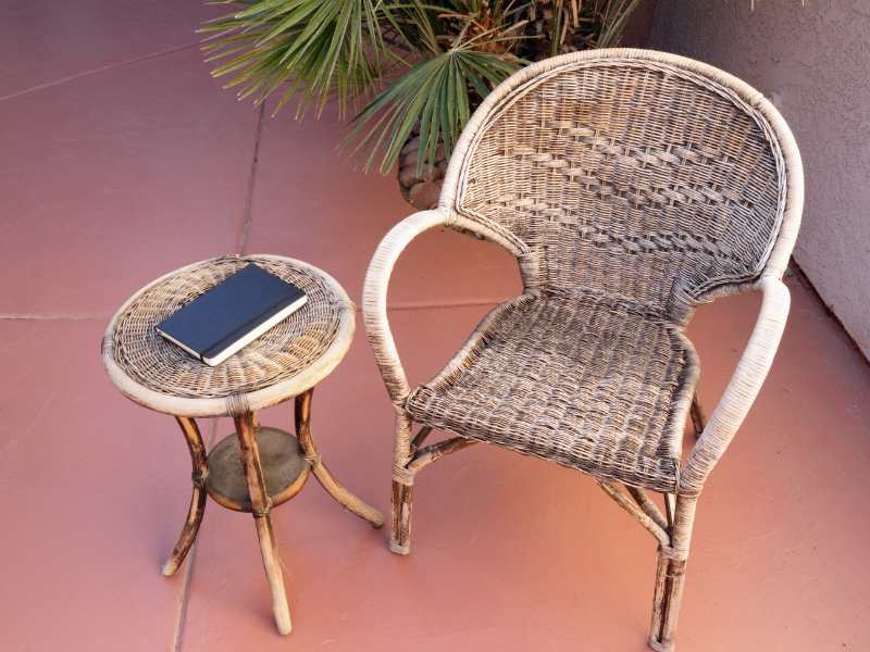 a-rustic-wicker-chair-and-table