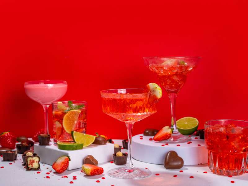 valentine's-day-DIY-cocktail-recipes-on-a-red-background