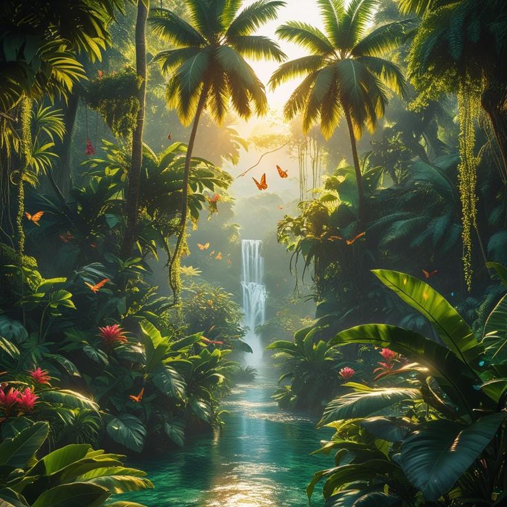 jungle-spring-break-aesthetic-background