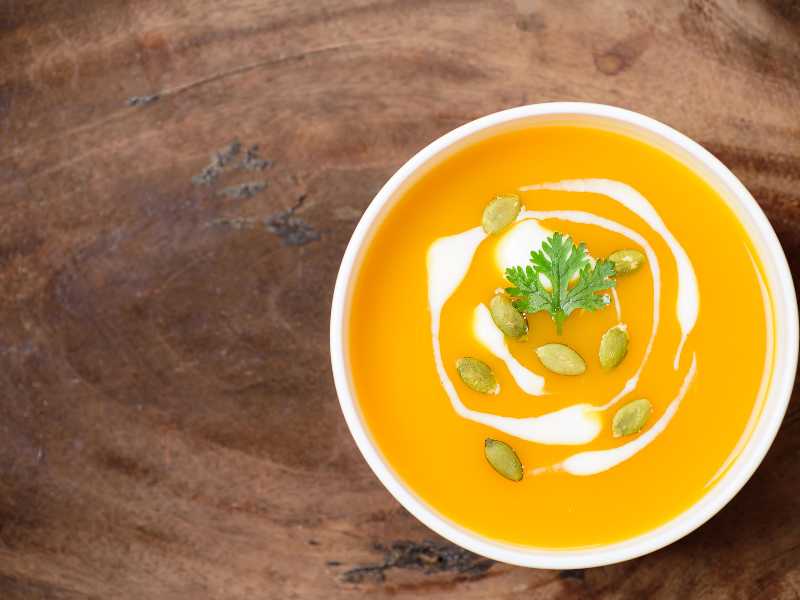 butternut-squash-soup-in-a-white-bowl-for-home-made-mothers-day-dinner