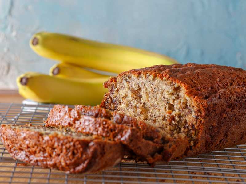 banana-bread-and-coconut-on-the-rack-for-health-brunch-for-mothers-day-dinner