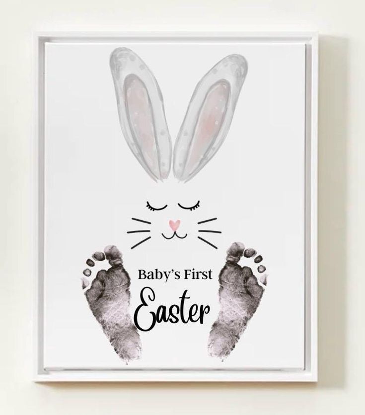 baby's-footprint-with-bunny-ears