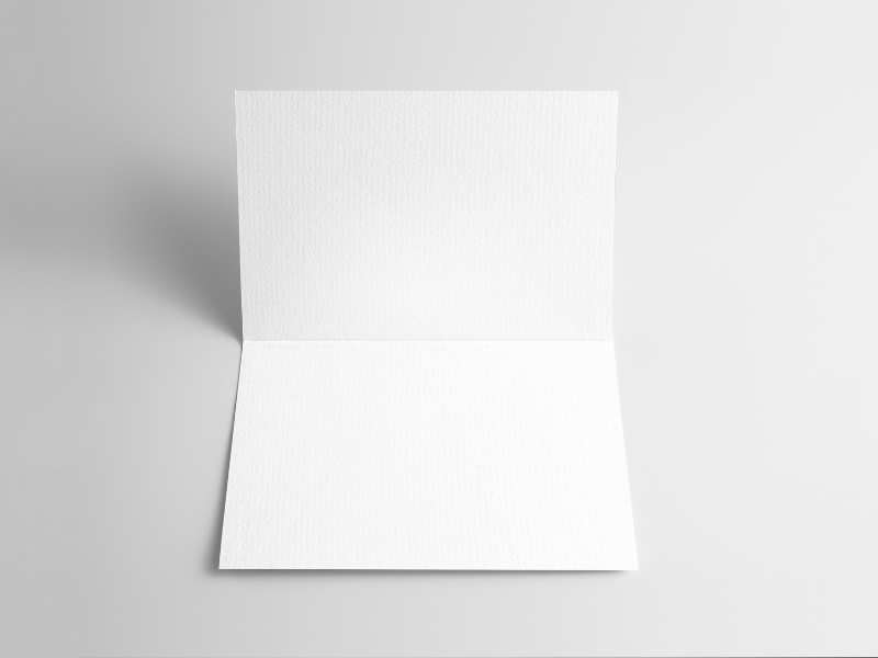 a-white-paper-card