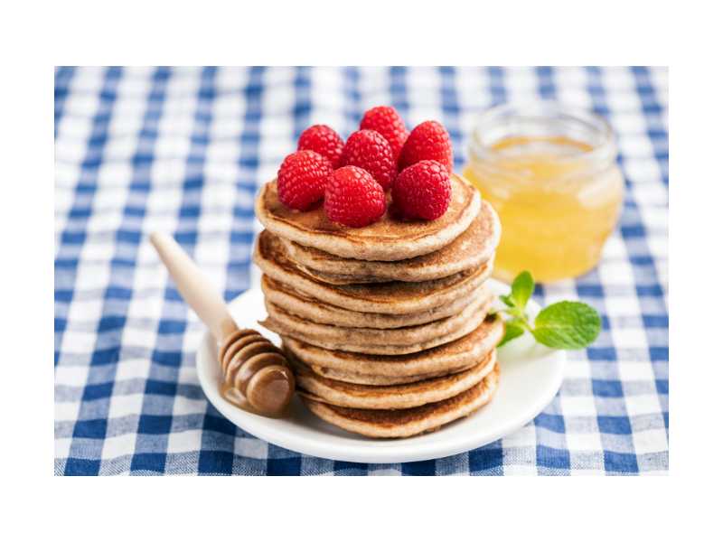 wheat-pancake-in-a-white-side-plate-for-mothersw-day