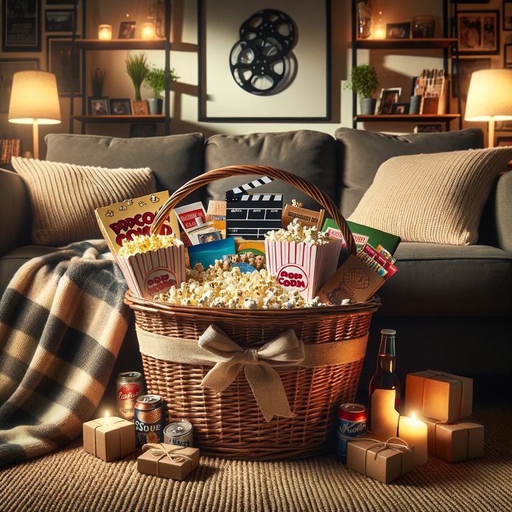 movie-night-basket