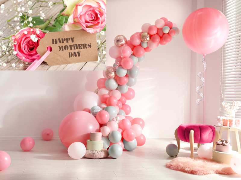 PINK-AND-WHITE-BALLOON-DECORATION-IDEAS-FOR-MOTHER;S-DAY-PARTY