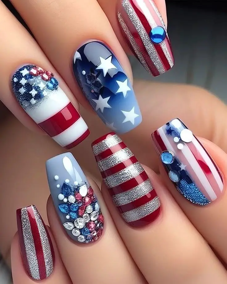 bold-pattern-nail-designs-for-4th-of-july