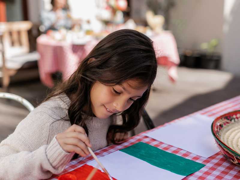 girl-crafting-a-flag
