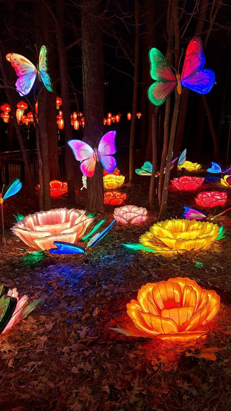 glow-in-the-dark-roses-and-butterfly