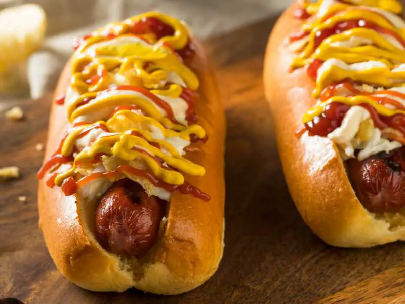 two-grilled-hot-dog-with-cream-july-picnic-ideas-for-family
