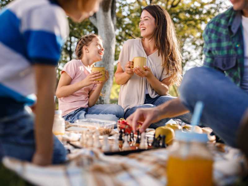 family-having-a-picnic-spring-break-ideas-for-family