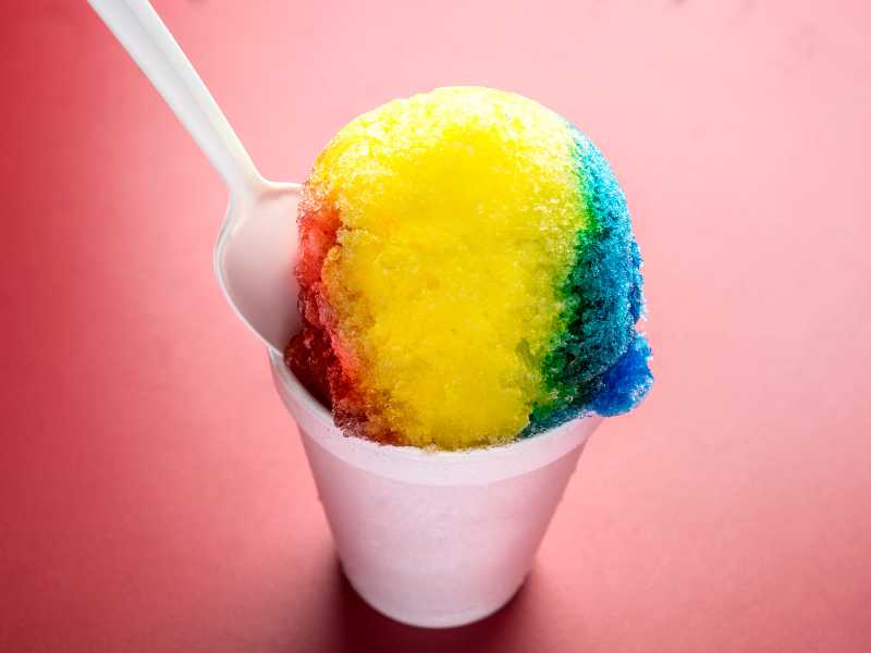 a-cup-of-snow-cone-and-spoon