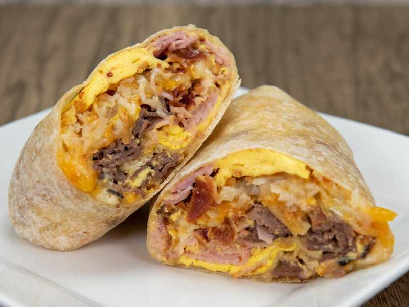 two-burrito-on-a-flat-serving-plate