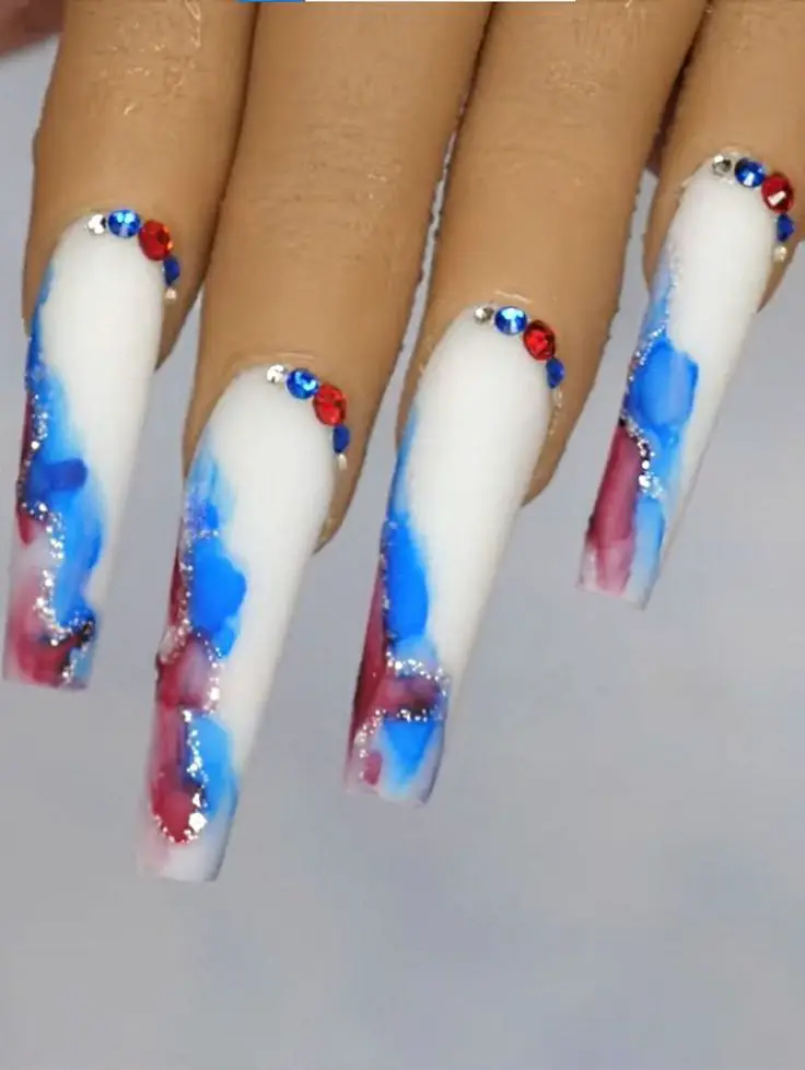 patriotic-marble-nail-designs