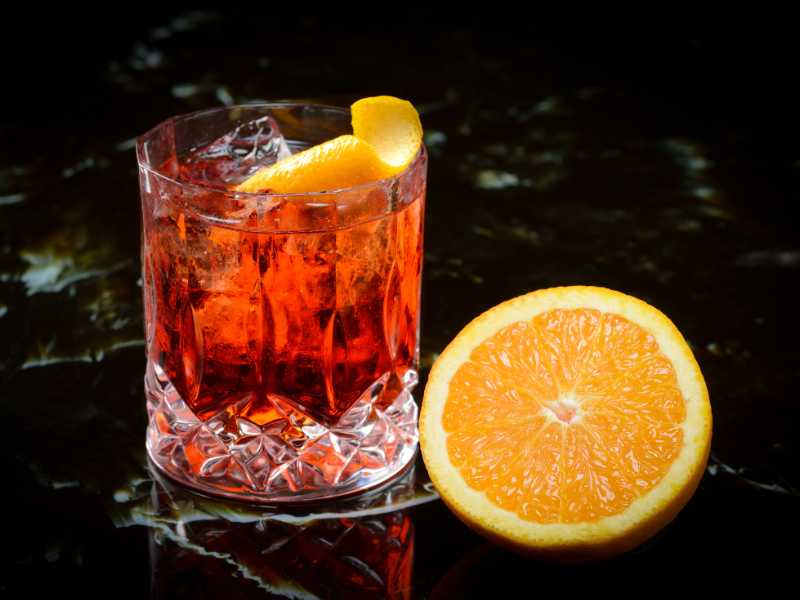 a-glass-of-negroni-drink