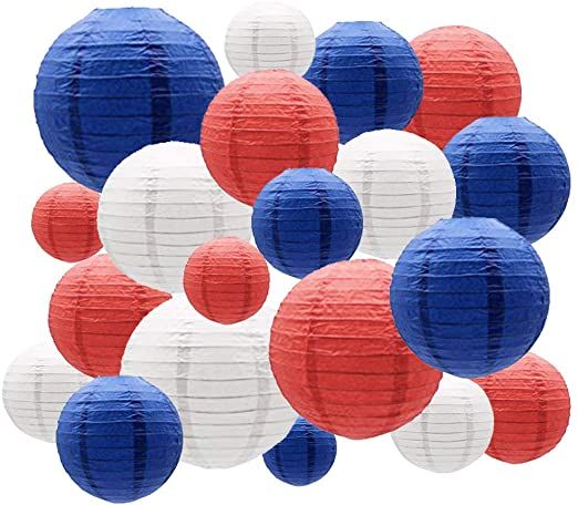 red-white-and-blue-paper-lantern-decoration