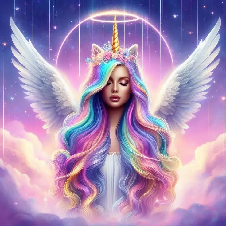 a-lady-with-a-unicorn-head-and-wings