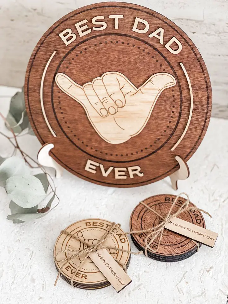 coaster-for-fathers-day-decoration