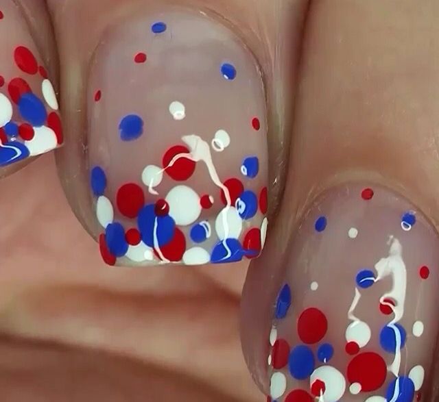 polka-dot-nail-designs-for-4th-of-july