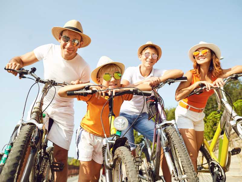 family-having-a-nice-time-together-with-there-bikes