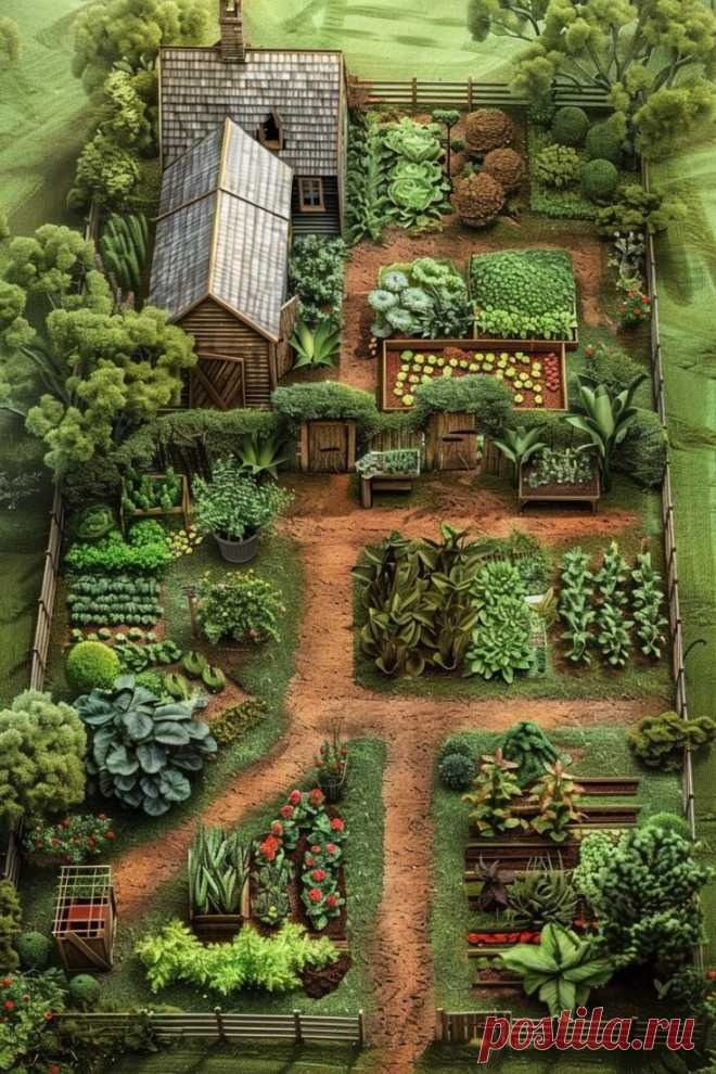 a beautiful gardening-layout-for-spring-beginners